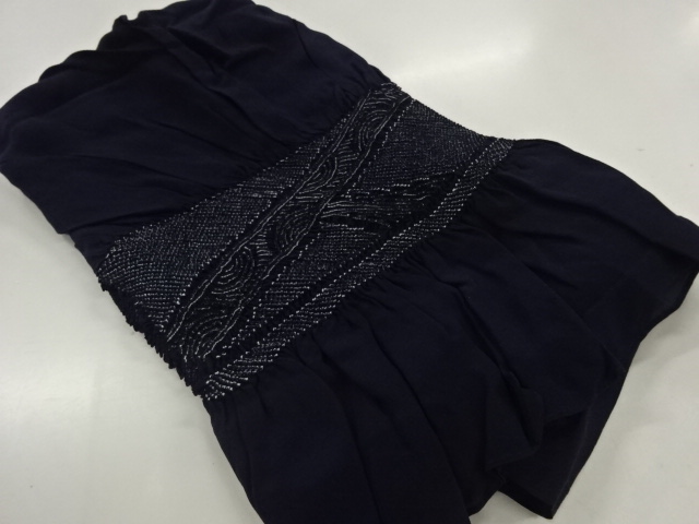 JAPANESE HEKO OBI / FOR MEN / SHIBORI / ABSTRACT